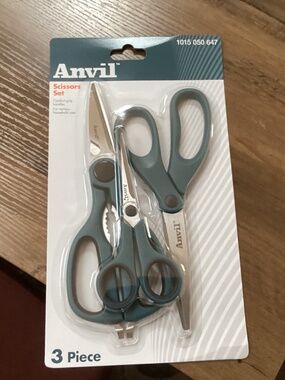 Anvil 3-piece scissors bundle New 2 packs